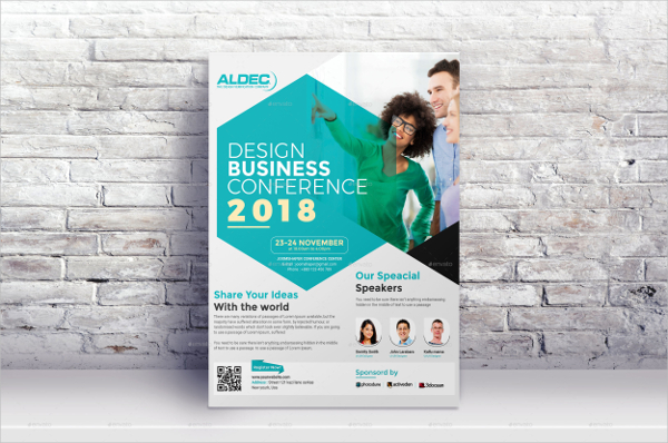 Clean Business Conference Flyer Template