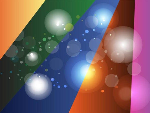 Colored Rays Circles Background Free