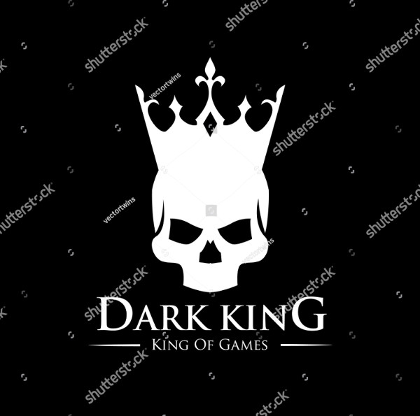 Dark king Skull Logo Templates