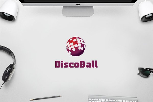 DJ World Music Logo Template