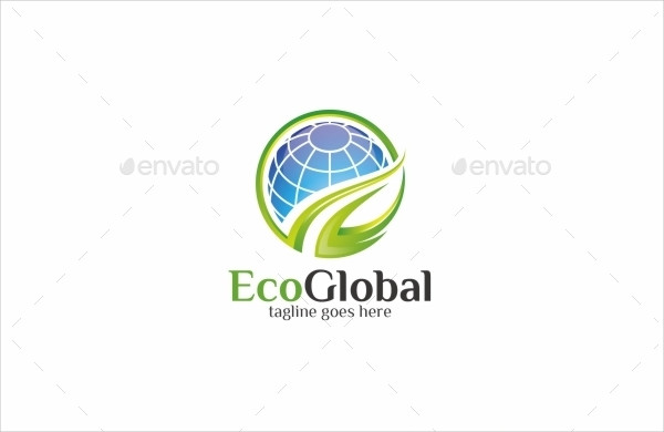 Eco Global Logo Template