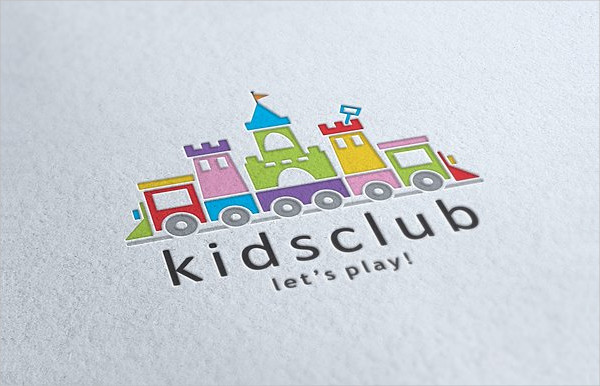 Elegant Kids Club Logo Template