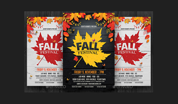 Fall Festival Flyers Template