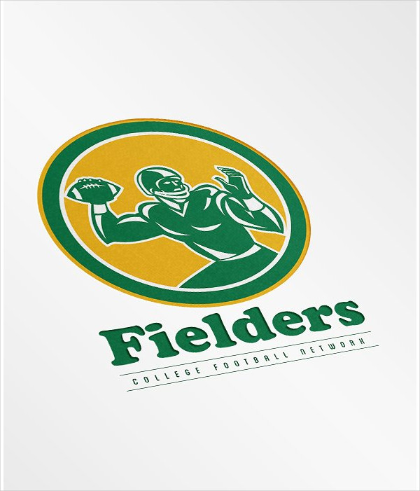 Fielders College Football Logos Template