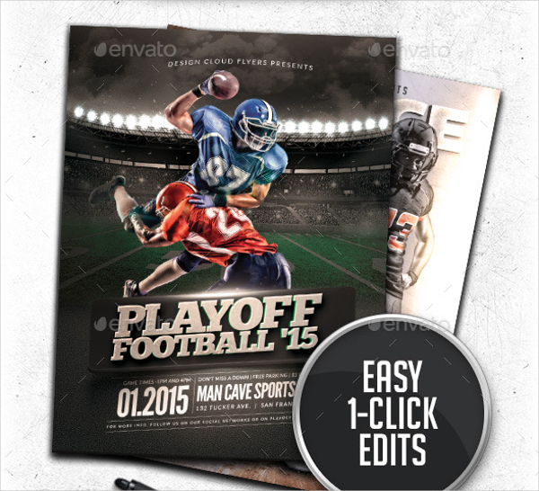 Football Flyer And Poster Template Bundle