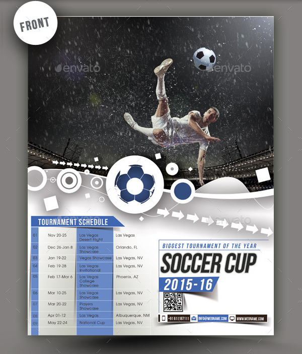 Football Spirit Poster Template
