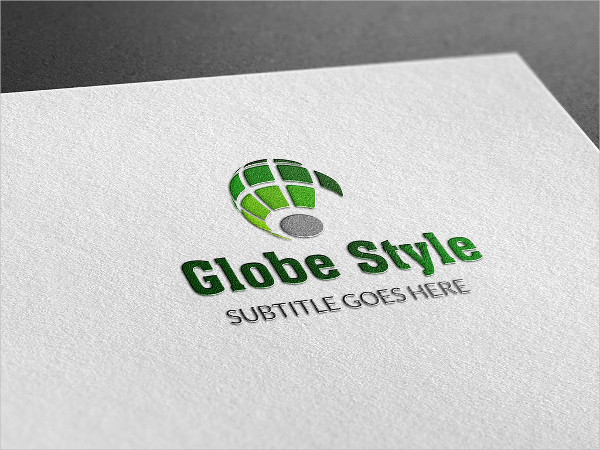 Globe Style Logo Template