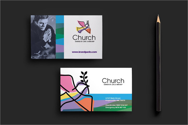 Good Friday Church Business Card Template