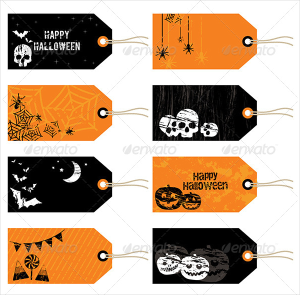 Halloween Gift Tags Template