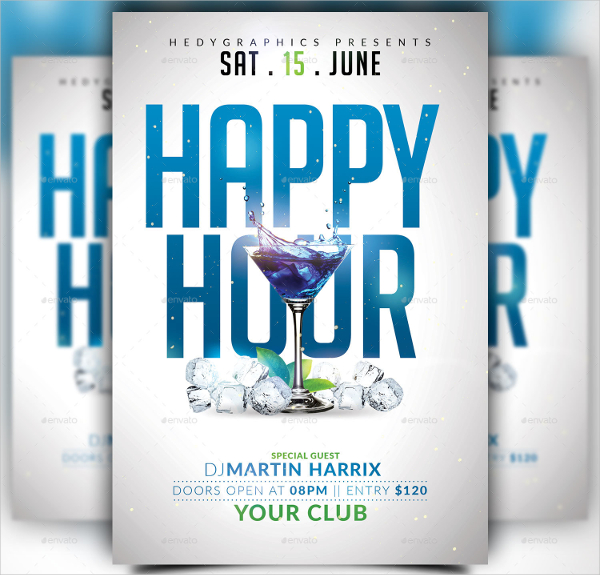 24 Happy Hour Flyer Templates Free Psd Ai Eps Format Downloads