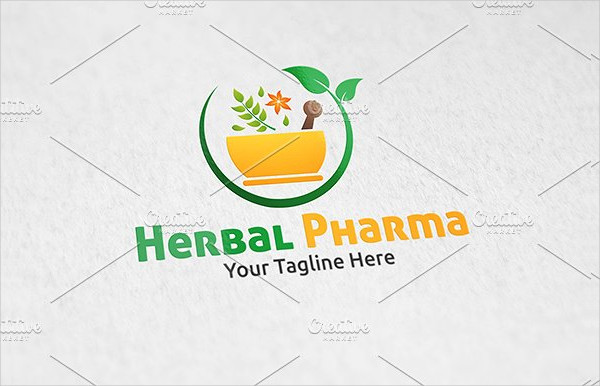 Herbal Pharma Logo Design Templates