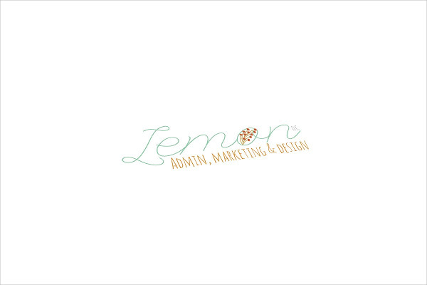 Floral Lemon Logo Template