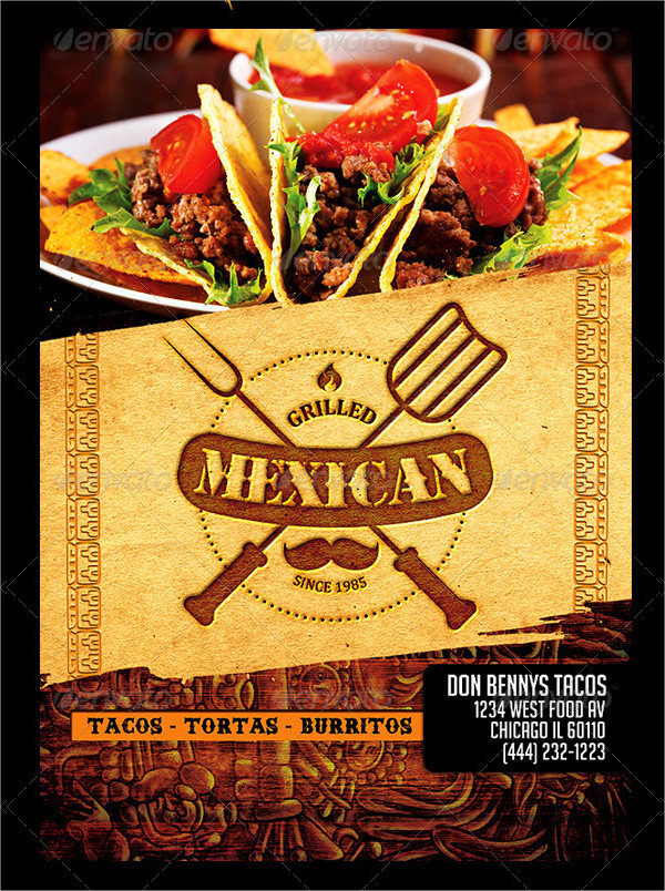 23 Mexican Food Menu Templates Free Premium Downloads