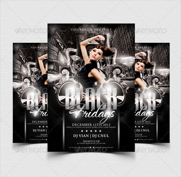 Fully Editable Black Fridays Flyer Template