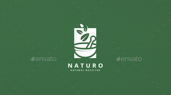 Naturo Pharmacy Design Logo Template