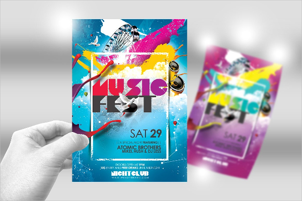 Paint Music Festival Flyer