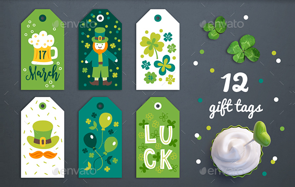 Patrick Gift Tags Template