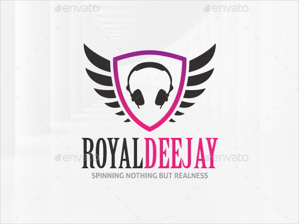 Royal DJ Logo Template