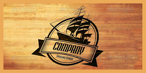 Sailing Shipping Logo Template