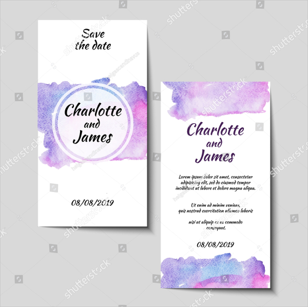 Save The Date Celebration Postcard Template