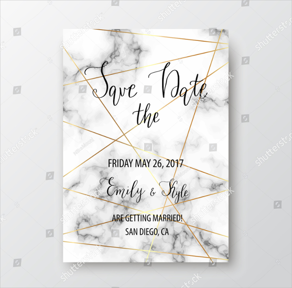 Save The Date Nature Postcard Template