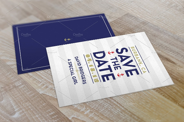 Save The Date Nautical Postcards