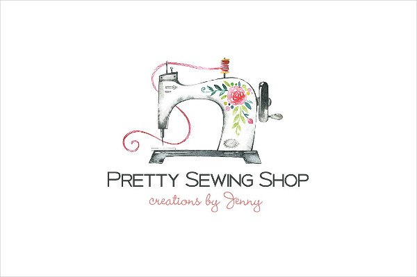 Sewing Shop Branding Logo Template