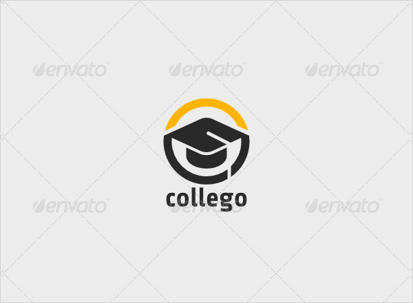 Simple College Education Logo Template