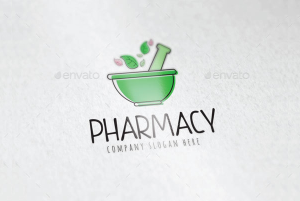 Simple Pharmacy Logo Template