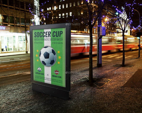 Soccer Cup Poster Template