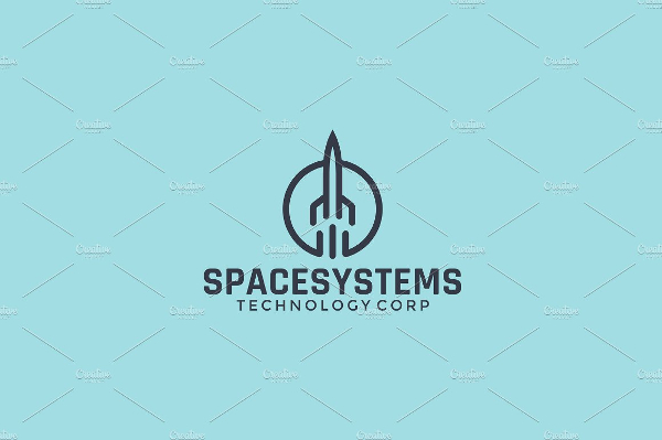 Spaceship Logo Template
