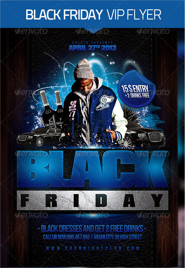 Perfect Black Friday VIP Flyer Template
