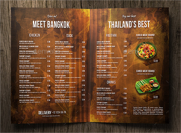 Three Countries Mexican Food Menu Pack Templates