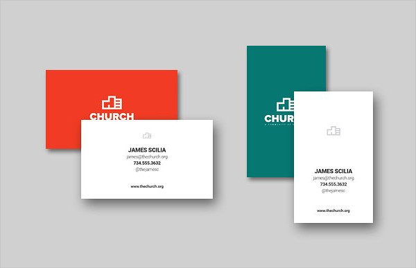 Unique Church Business Card Templates