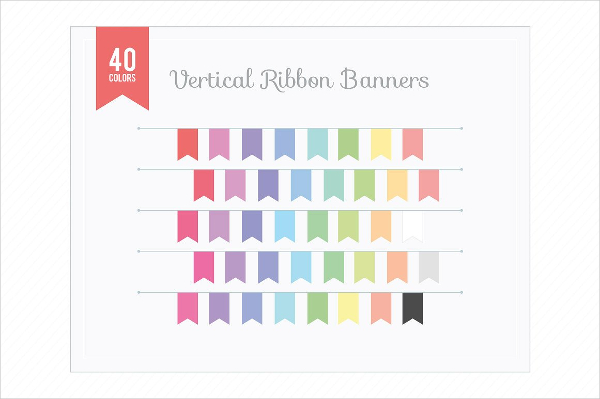 Vertical Ribbon Banners