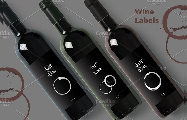 Wine Label Minimal Design Templates