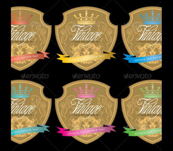 Wine Labels Vector Design