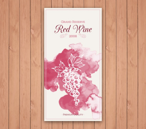 Wine Reserve Label Design