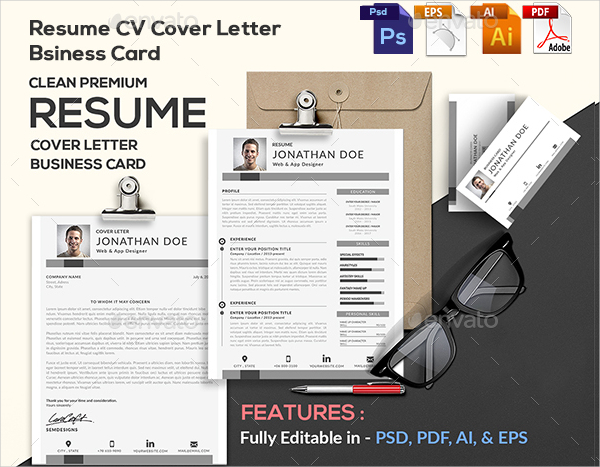 Abstract Creative Resume Template