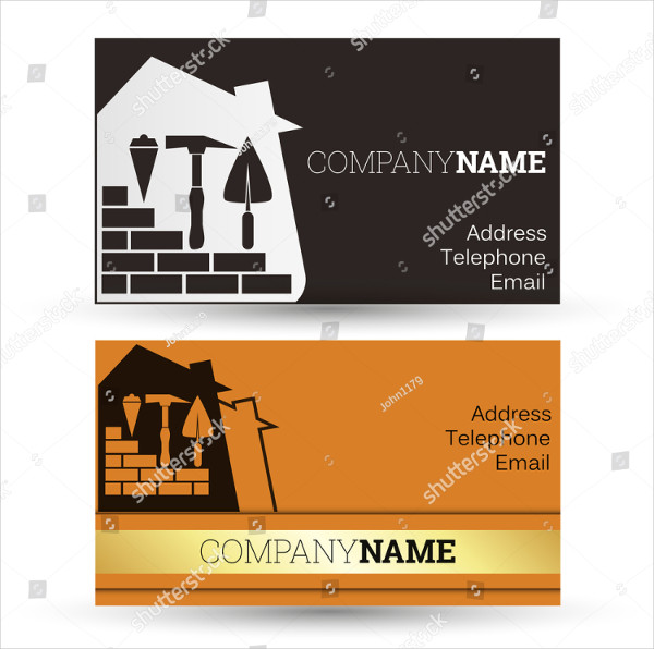 Architecture Construction Business Card