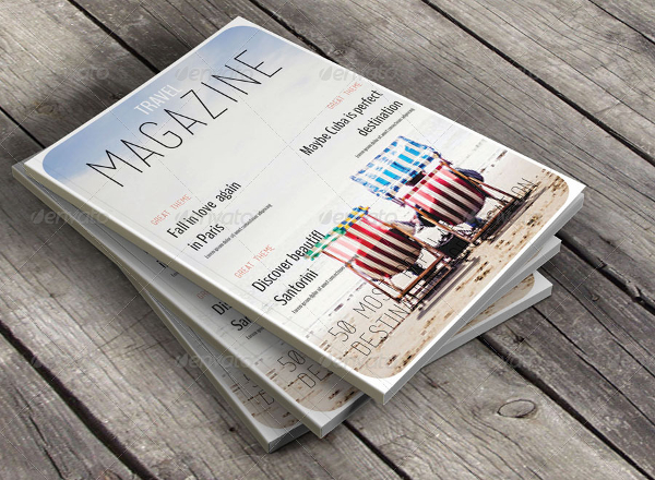 Attractive Travel Magazine Template