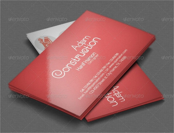 Best Construction Business Cards Template