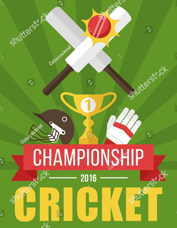 Best Cricket Flyer Template