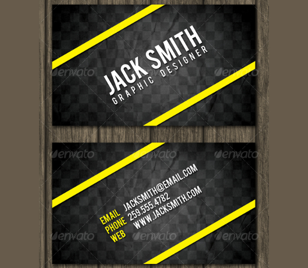 Bold Stripes Networking Business Card