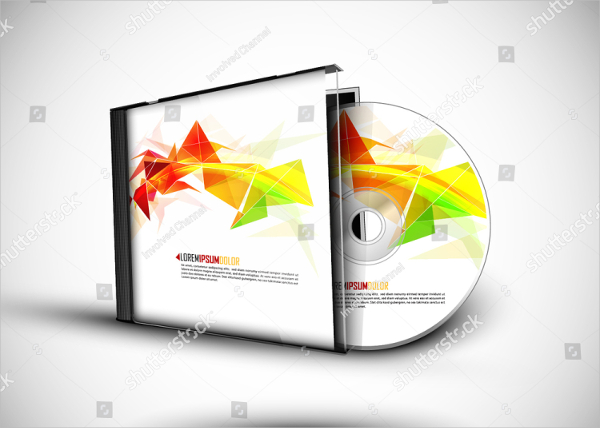 CD Cover 3D Presentation Template