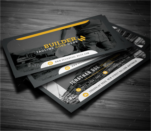 Construction Builder Business Card