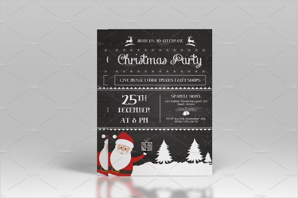 Chalkboard Christmas Flyer