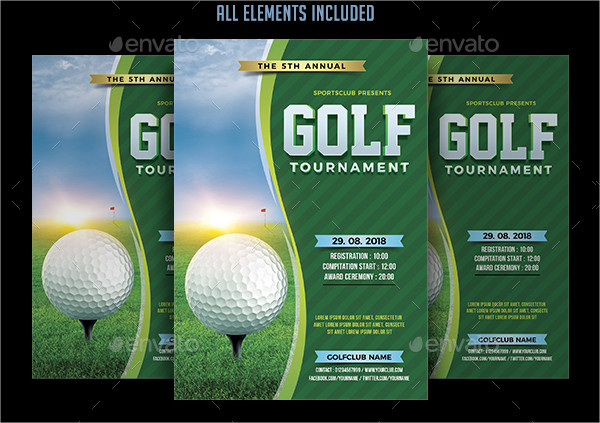 Charity Golf Flyer Template