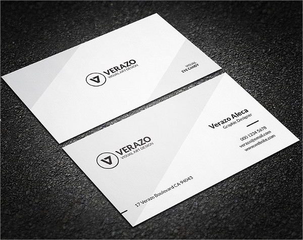 Clean Minimal Web Business Card Template