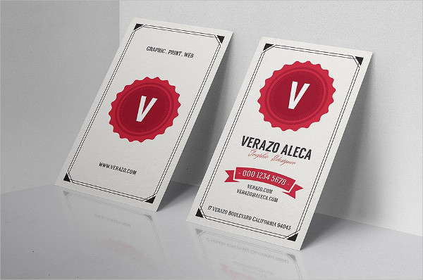 Clean Vintage Developer Business Card Template